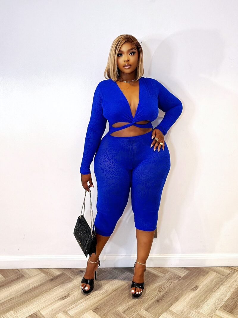 'Highschool Nicki party jumpsuit (blue)'