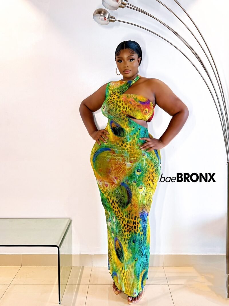Peacock Variant Long Gown - Image 2