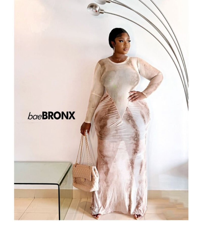Mountain Contour Gown Nude