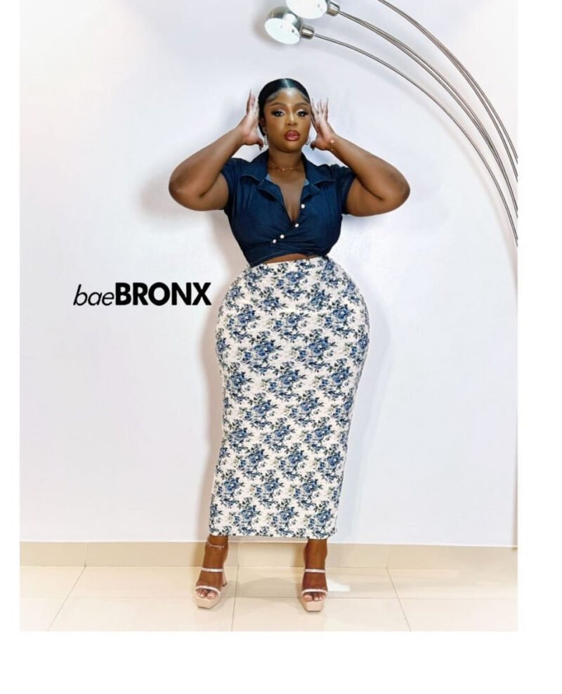 Esteban Sapphire Skirt Set - Blue Combo