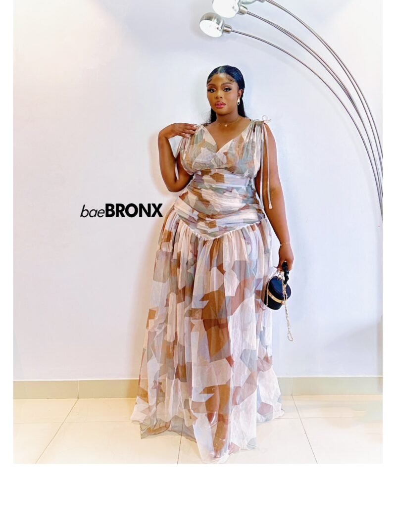Champagne Female Maxi Gown