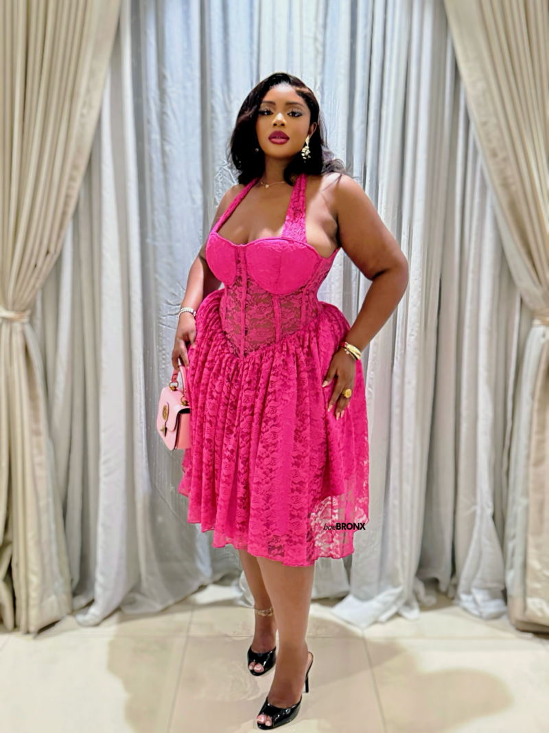 Blush Romance Corset Dress