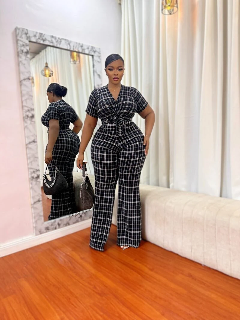 Mirian pant set (black and white) - Image 2