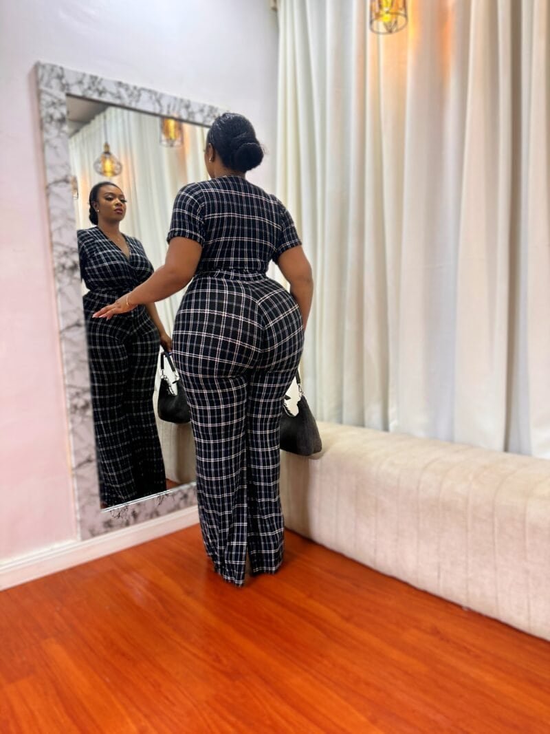 Mirian pant set (black and white) - Image 3