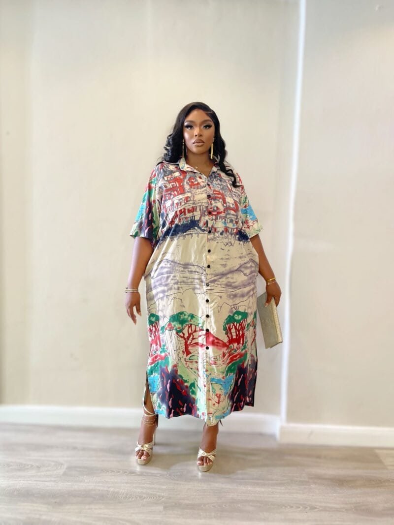 Helsniki city maxi dress