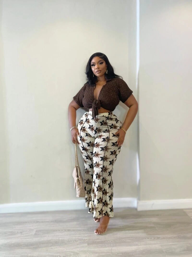 Lady coco matching pant set - Image 3