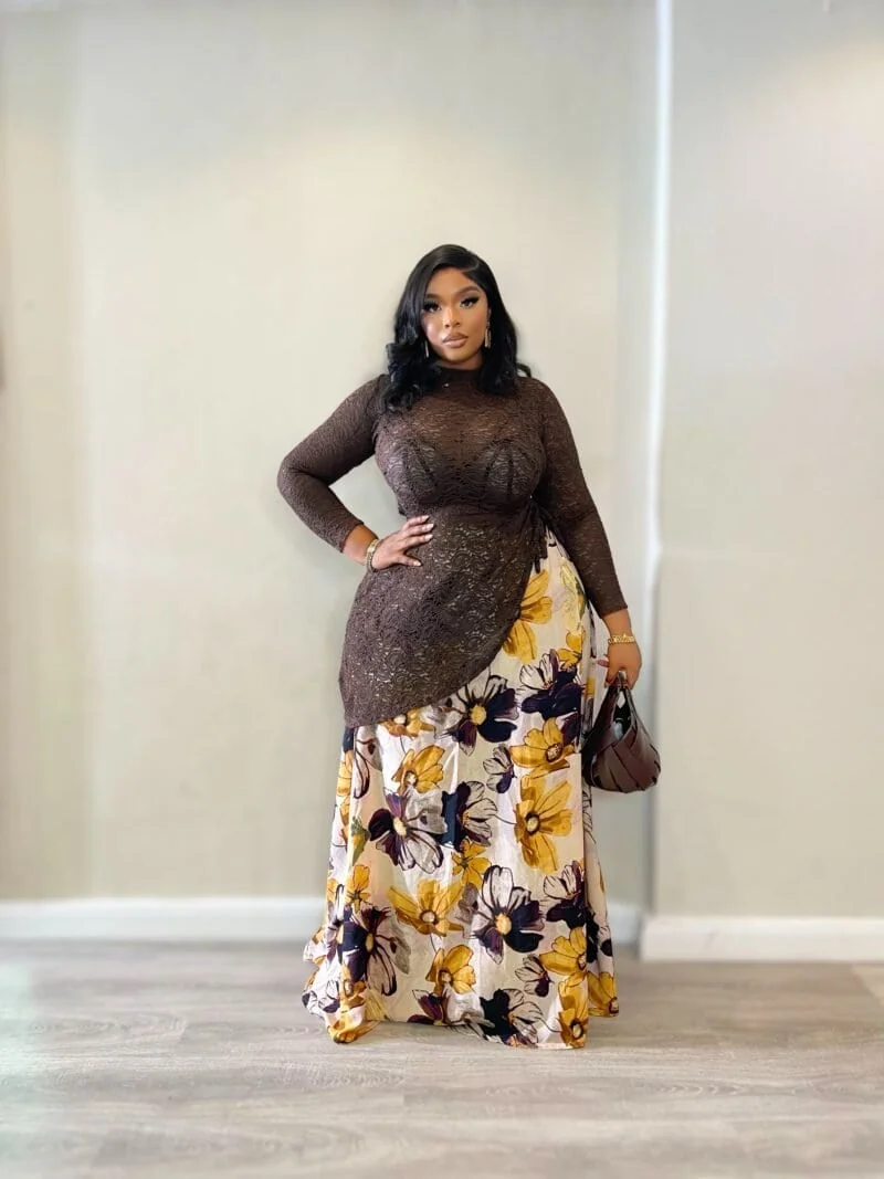 Cocos Elegant outing skirt set