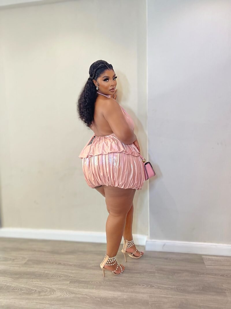 Blooming season ballon dress