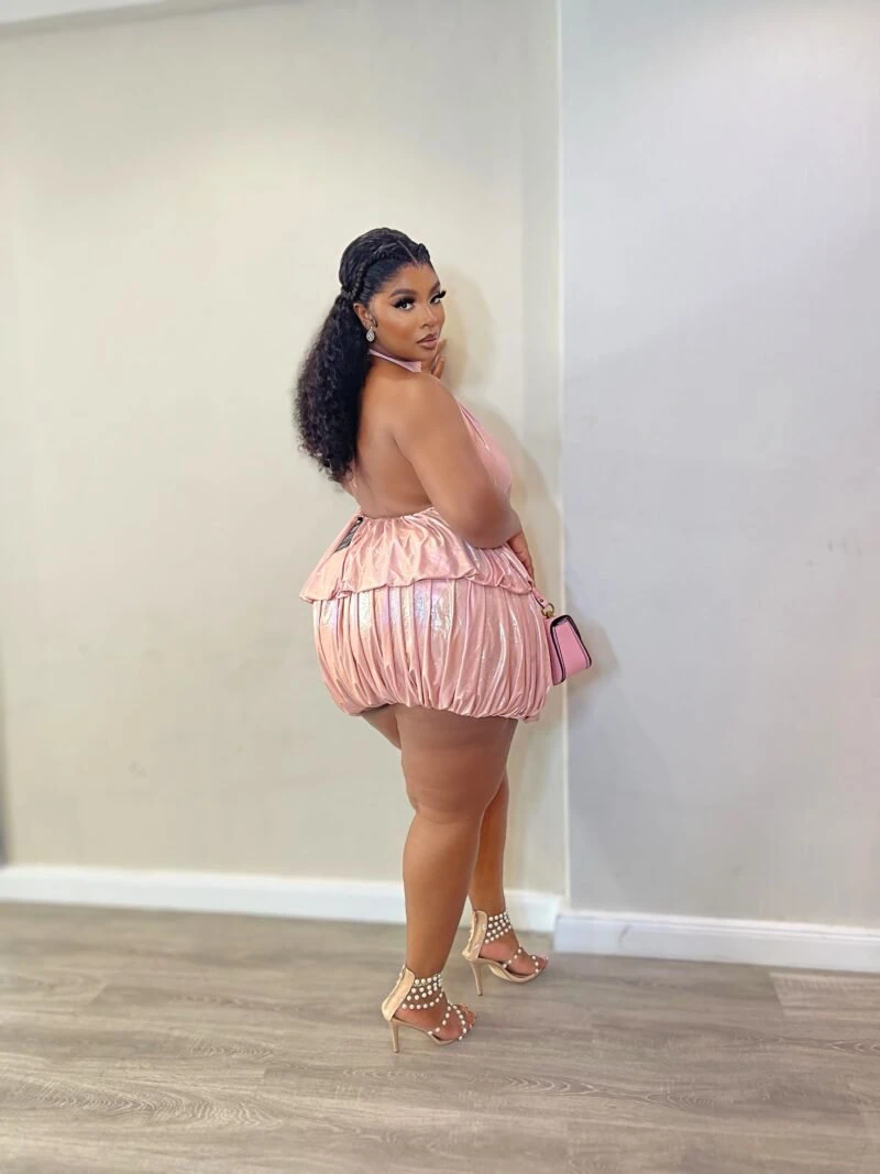 Blooming season ballon dress