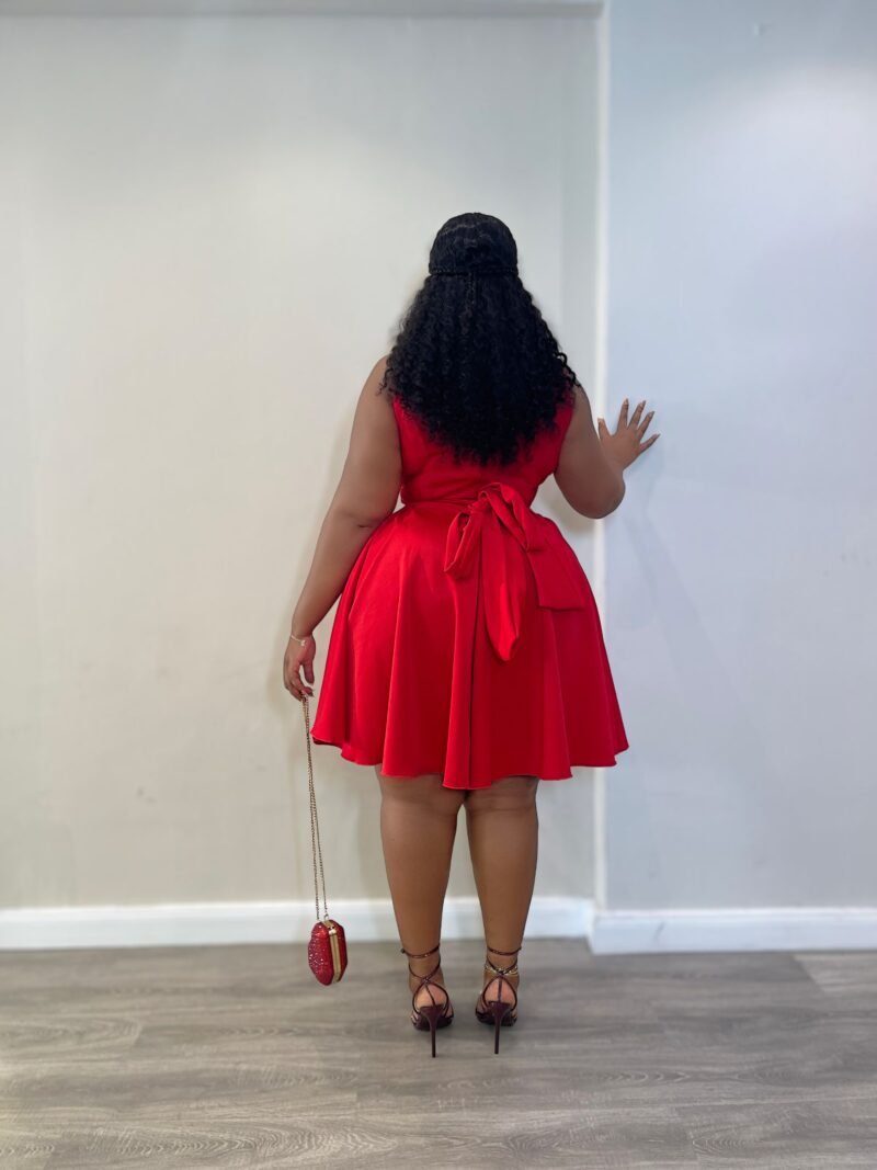 Luckier than AnnaNicole Red Dress - Image 2