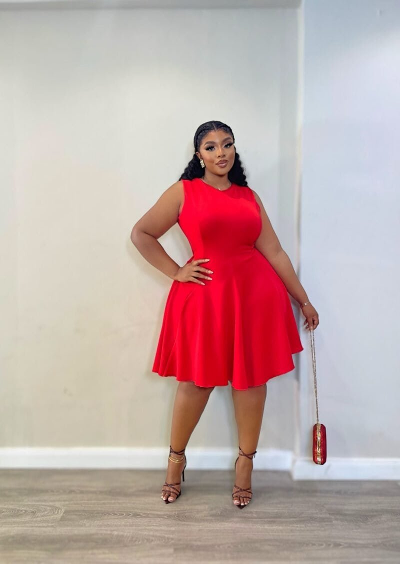 Luckier than AnnaNicole Red Dress