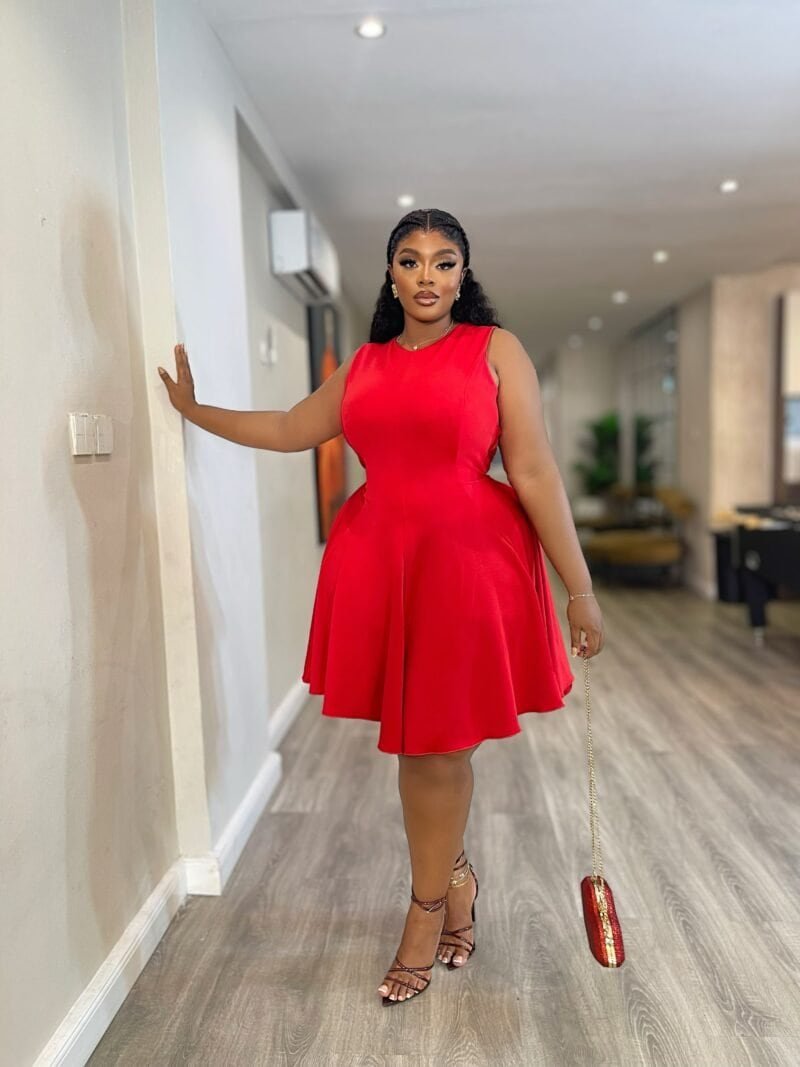Luckier than AnnaNicole Red Dress - Image 4