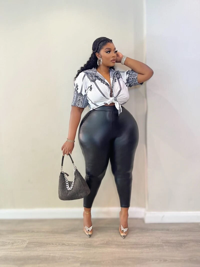 Baebronx Leather Leggings - Image 2