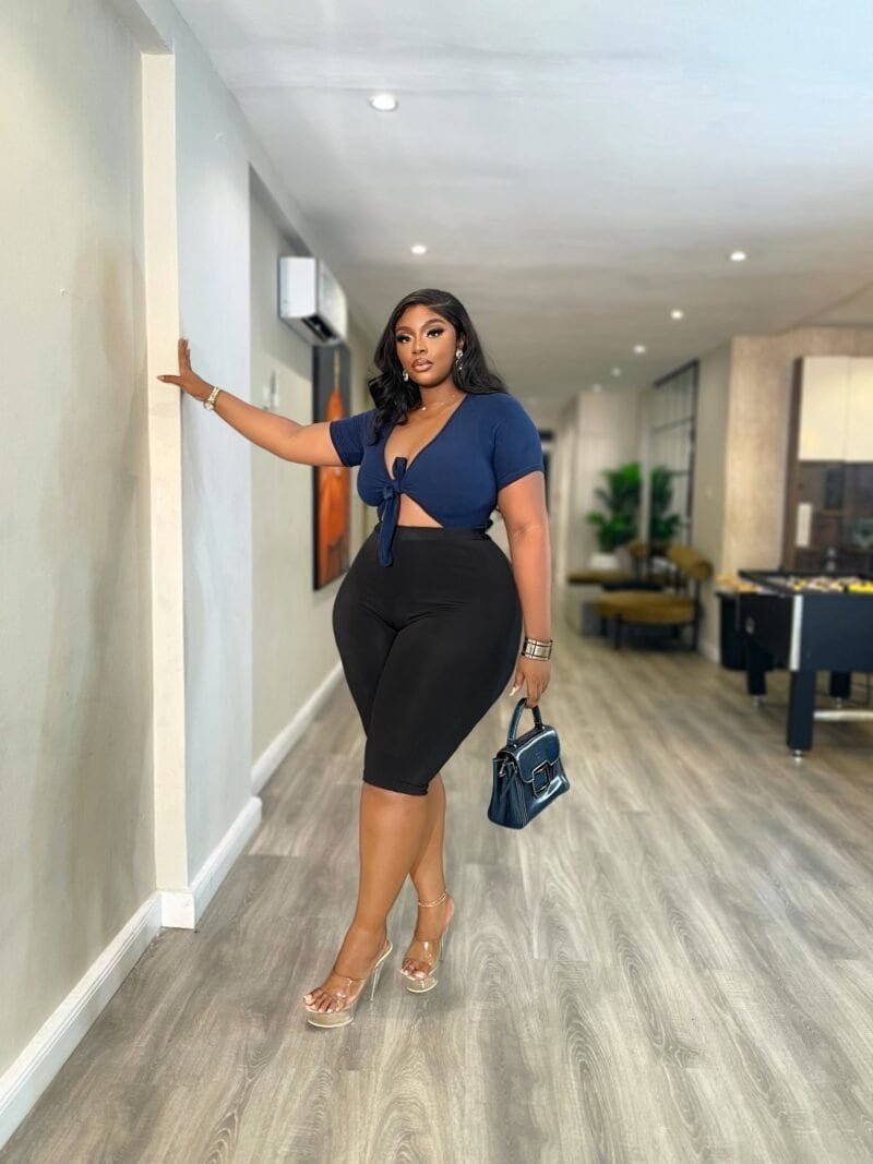 Deep blue grace midi jumpsuit - Image 3