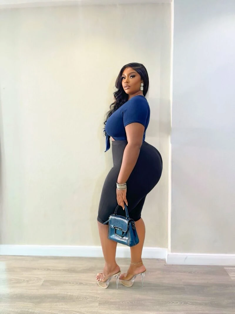 Deep blue grace midi jumpsuit - Image 5