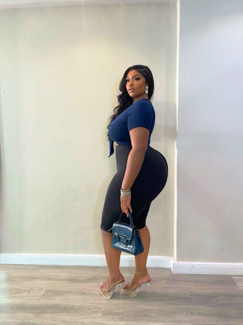 Deep blue grace midi jumpsuit - Image 6