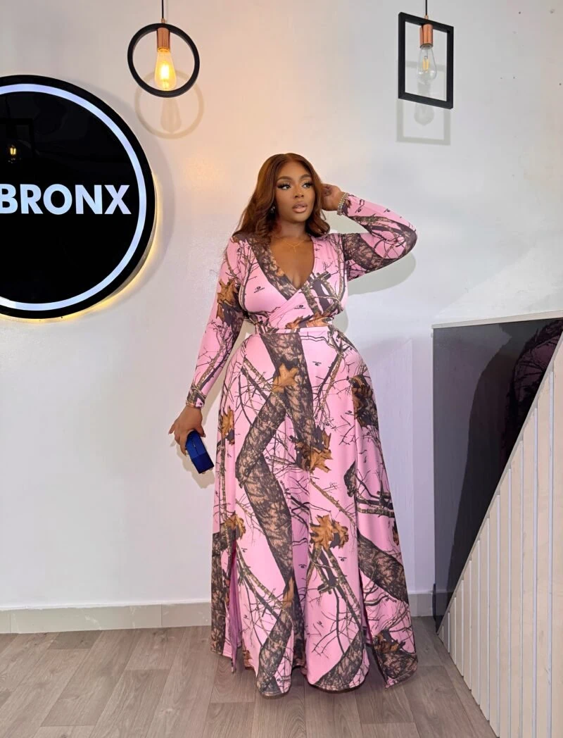 REGALIA FOREST PINK GOWN