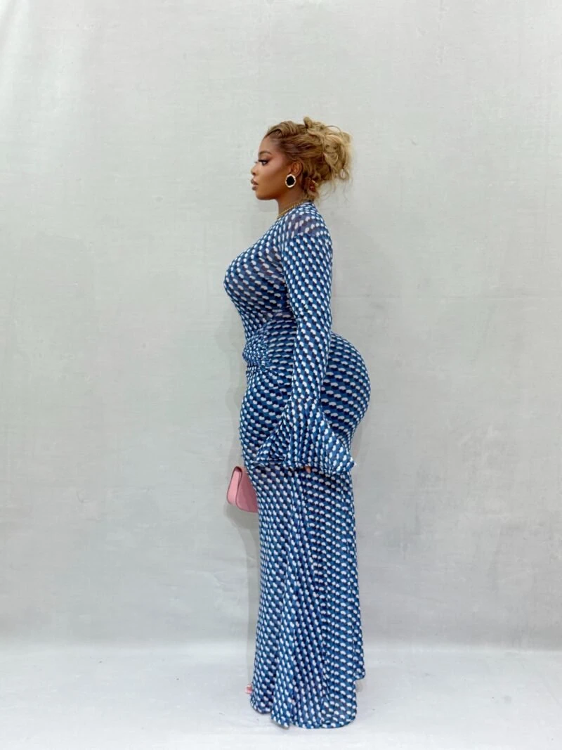Bella Long Bell Sleeve Dress - Image 4