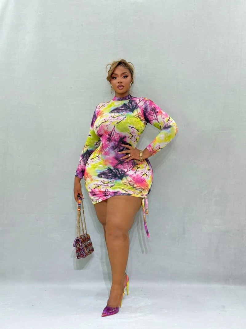 Hippie Chic Long Sleeve Mini Dress