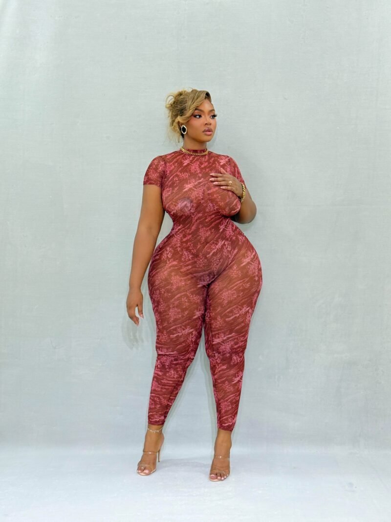 Bordeaux Babe Jumpsuit - Image 4
