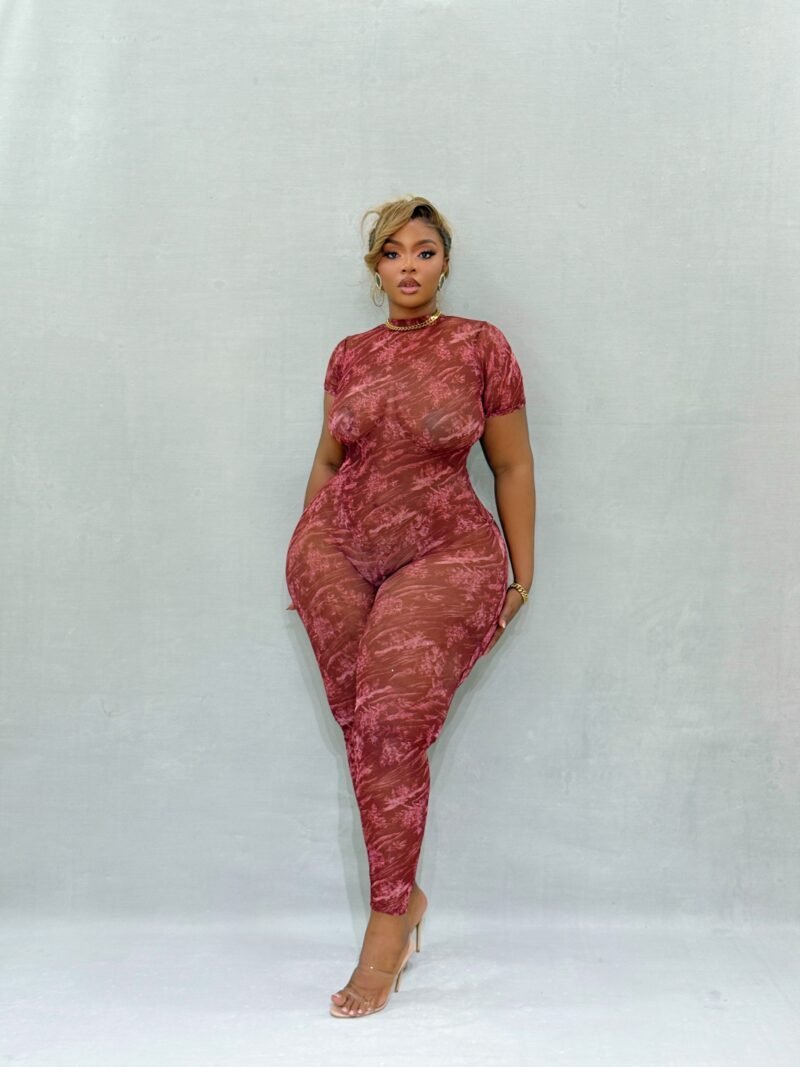 Bordeaux Babe Jumpsuit - Image 6
