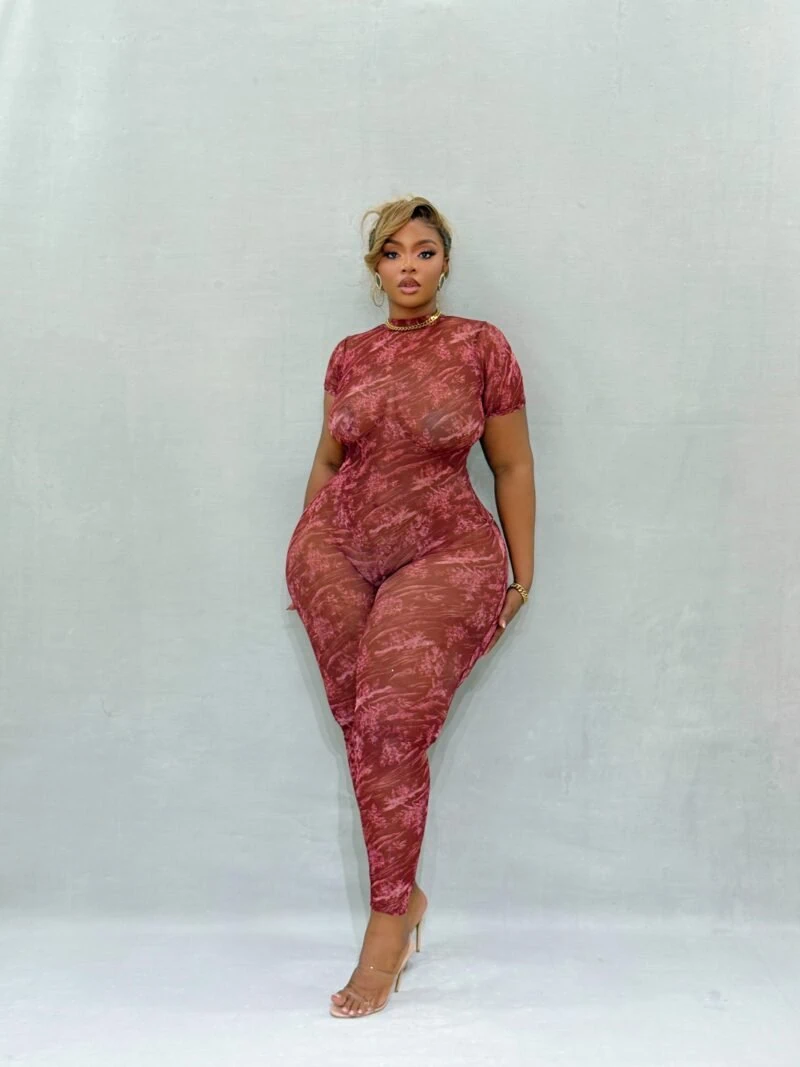 Bordeaux Babe Jumpsuit - Image 6