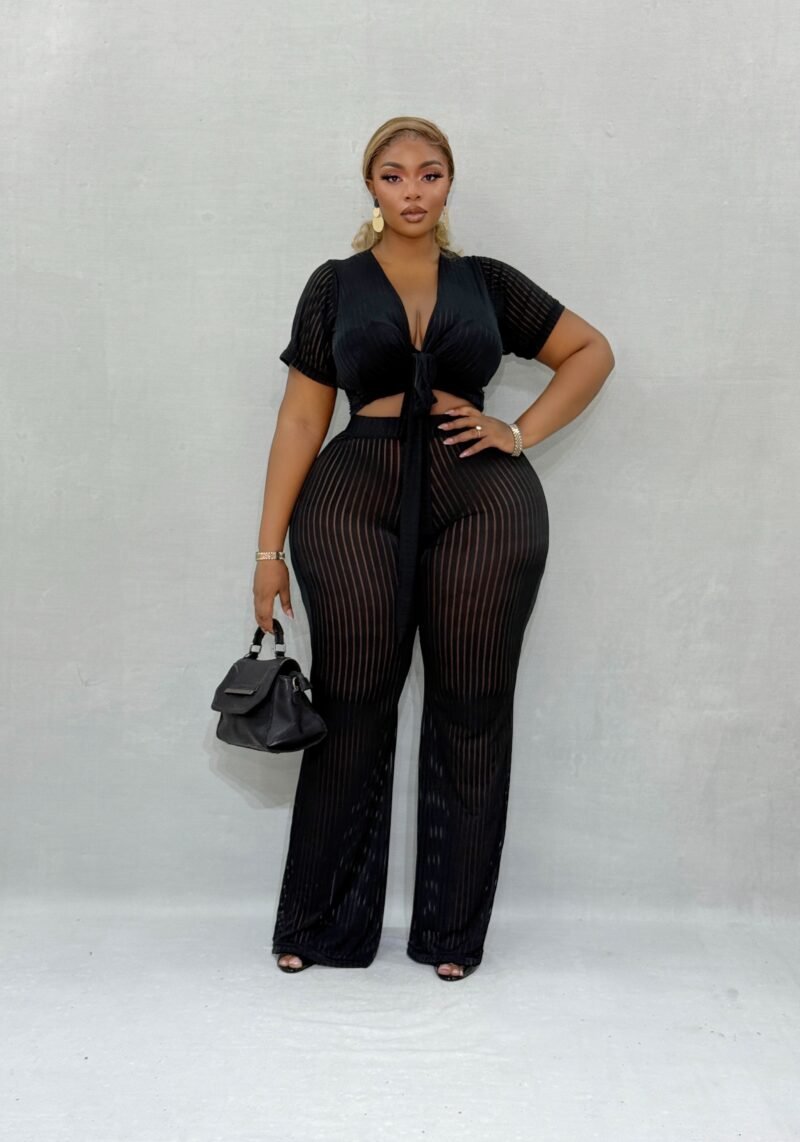 Mirian Pant Set In Black