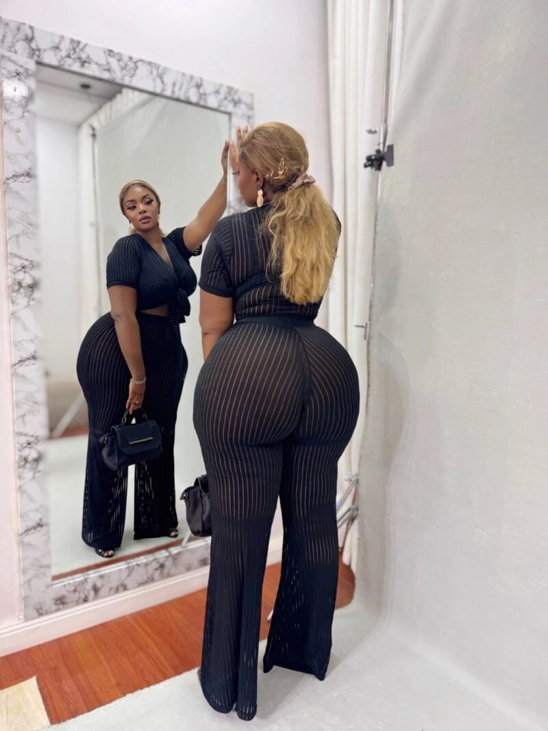 Mirian Pant Set In Black - Image 2