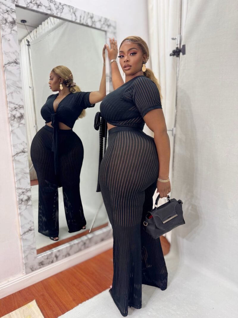 Mirian Pant Set In Black - Image 5