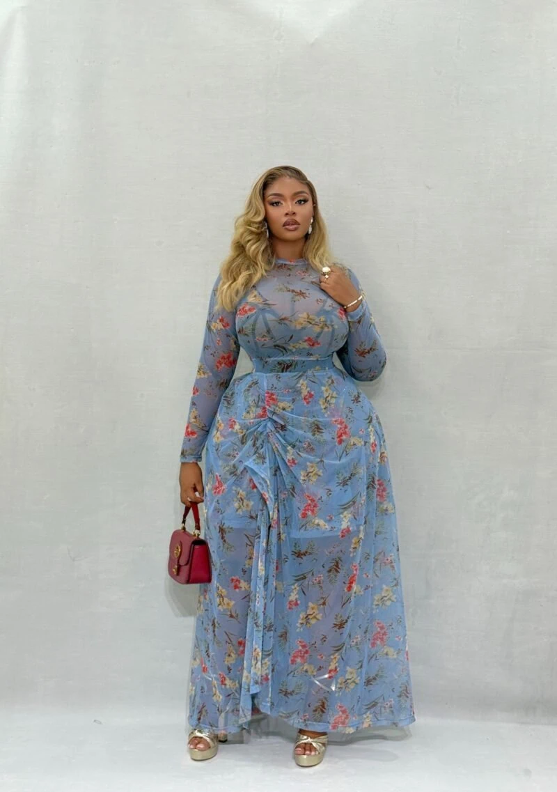 Aqua Enchant Long Sleeved Maxi