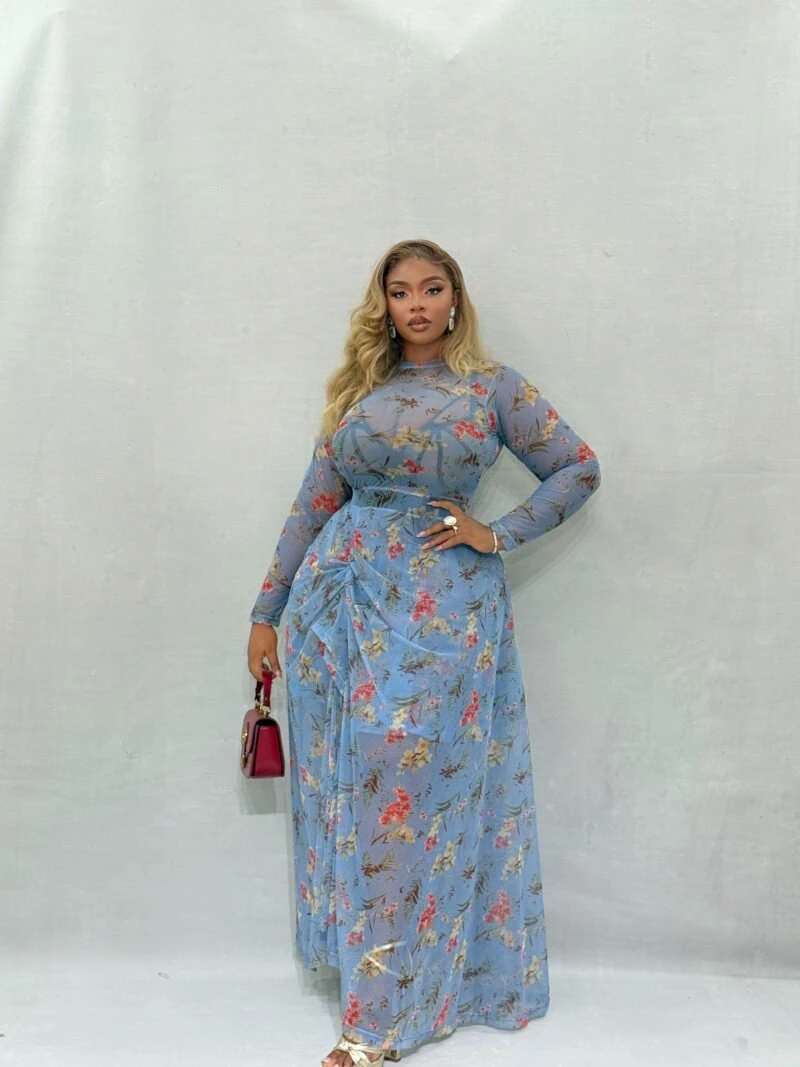 Aqua Enchant Long Sleeved Maxi - Image 4